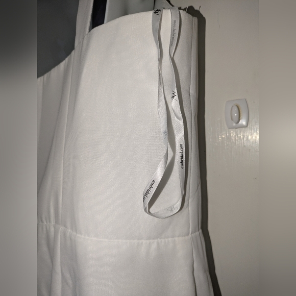 AW Bridal Womens White Wedding Dress EUC Size Unknown - Picture 5 of 12